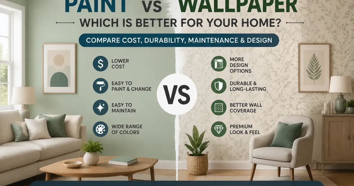 Paint vs Wallpaper: Which Is Better for Your Home?